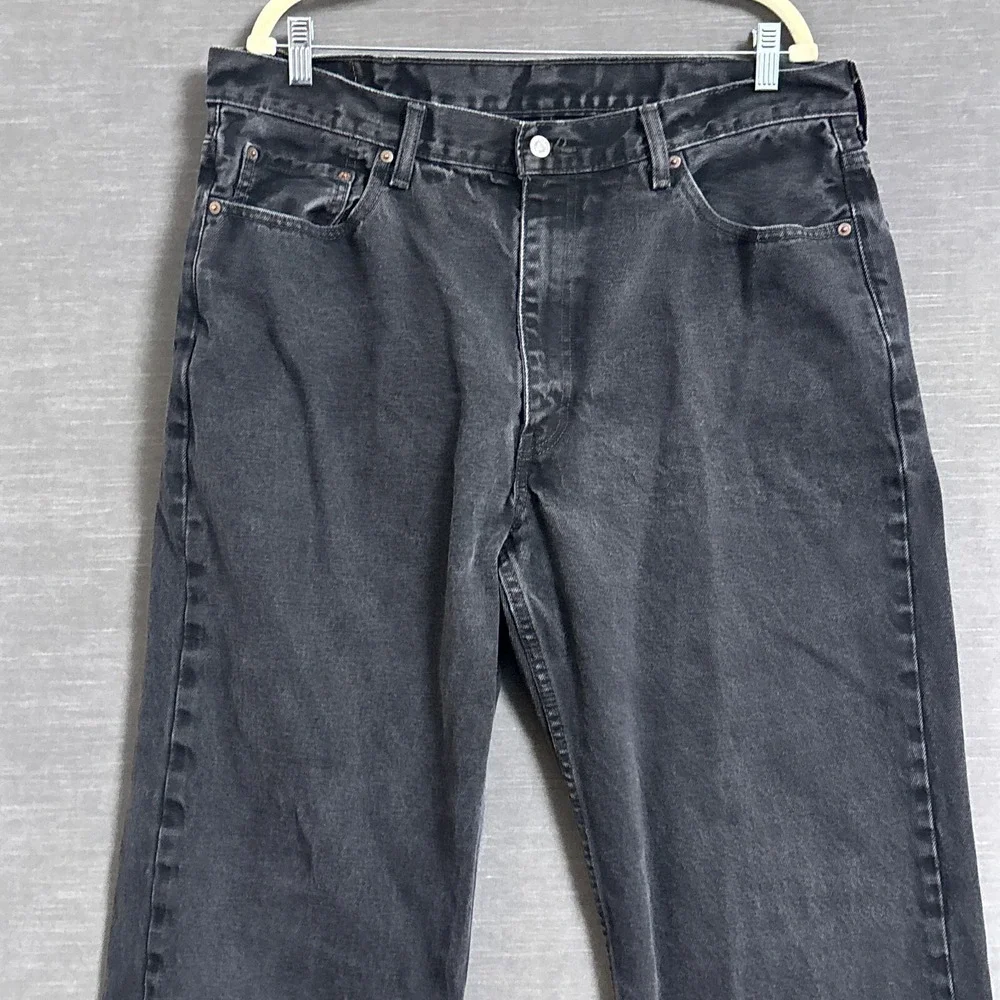 Levi's Slim Straight Jeans in Washed Black